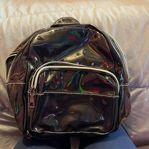 Holographic small backpack